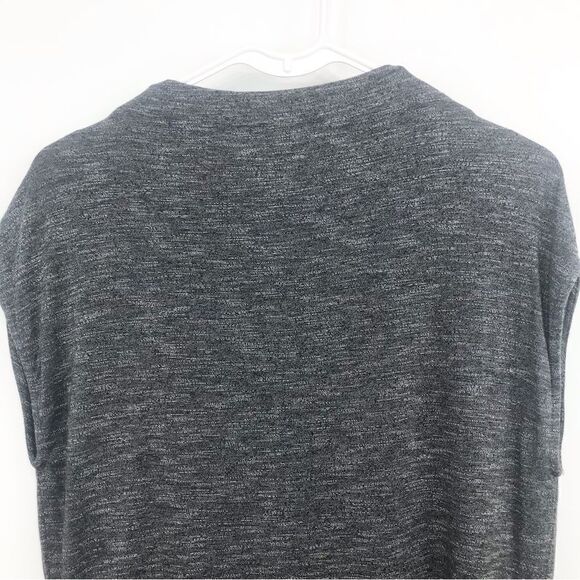 Anthropologie Dolan Left Coast Collection Marled Gray Sleeveless Blouse - Picture 6 of 10